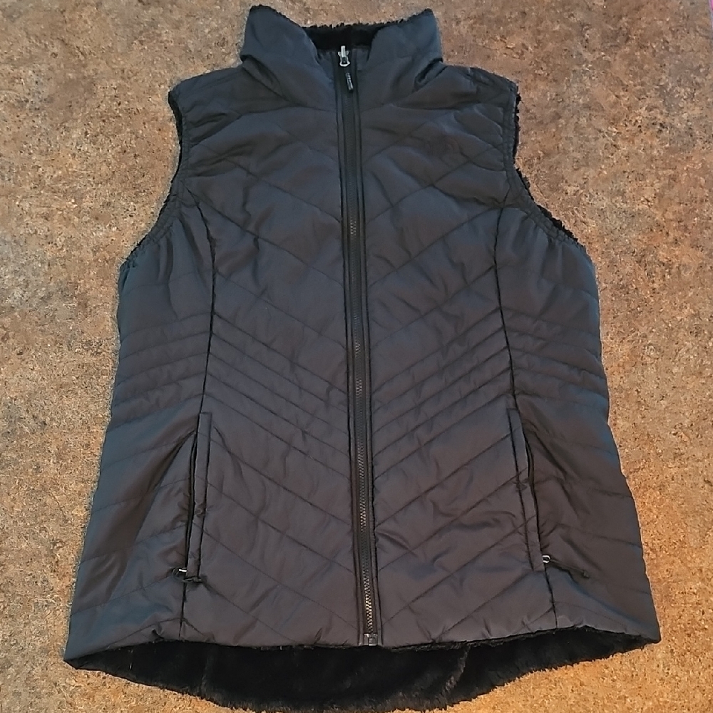 The North Face Black Quilted Vest